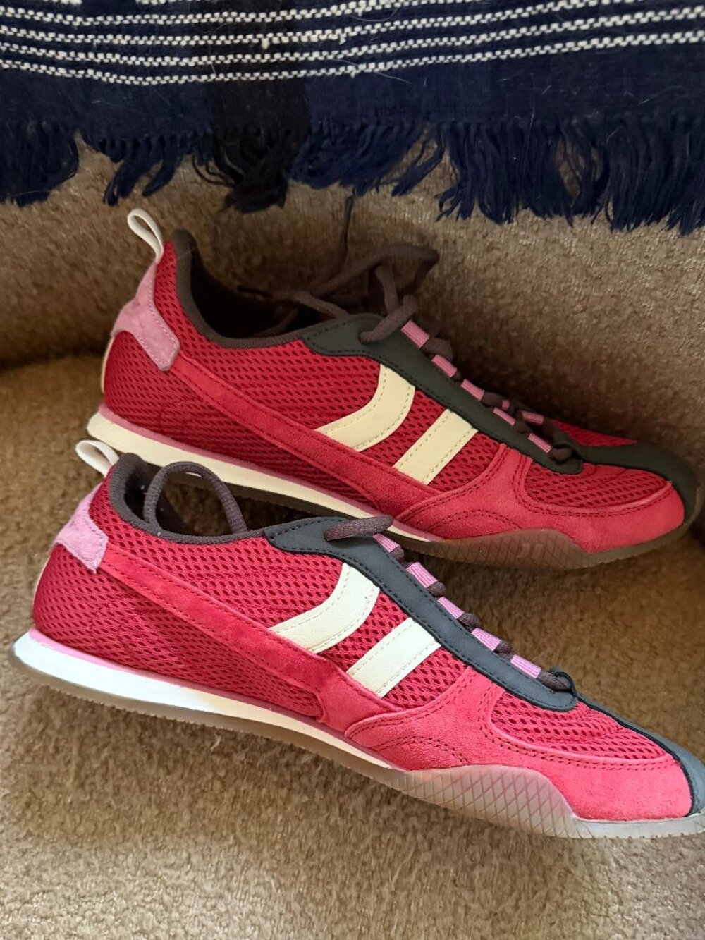 Coolway Red and white women's sneakers -size 10